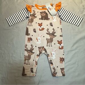 Puppy Mini - NWT - Animal Print Baby Romper/Jumpsuit